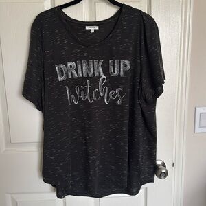 “Drink Up Witches” tshirt from Maurice’s. Size 2x.